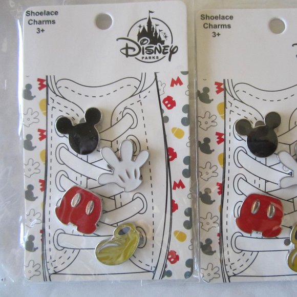 Disney Parks Mickey 4 Pcs Shoelace Charms - Picture 3 of 3